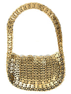 Paco Rabanne Multicolor Calfskin Shoulder Bag