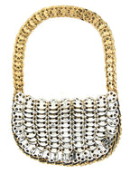 Paco Rabanne Multicolor Calfskin Shoulder Bag