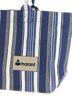 Isabel Marant Blue Cotton Tote Bag