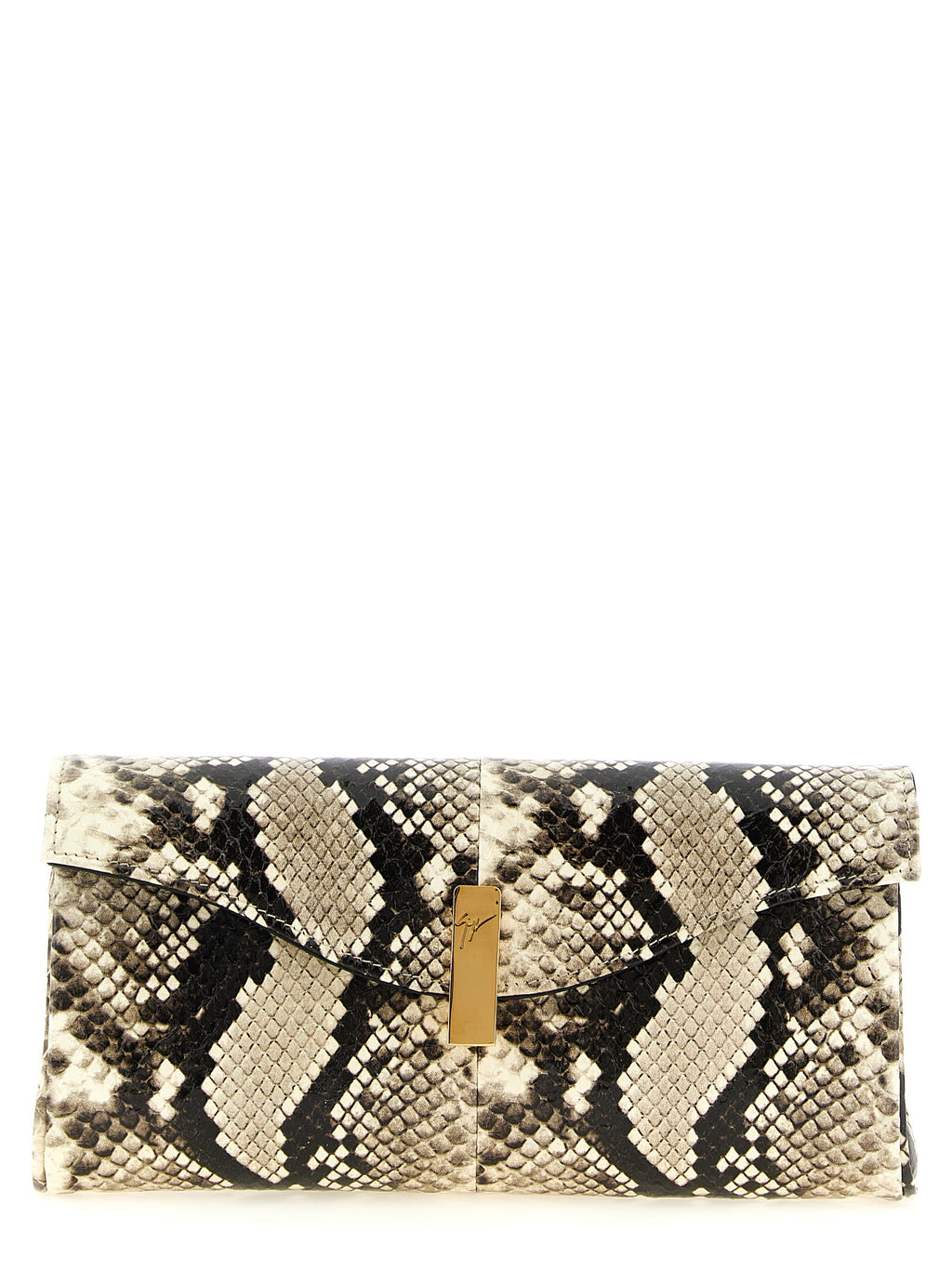 Giuseppe Zanotti Multicolor Snake Skin  Clutch Bag