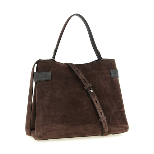 Brunello Cucinelli Brown Calfskin Handbag