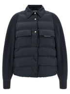 Brunello Cucinelli Blue Polyester Full-Length Jacket