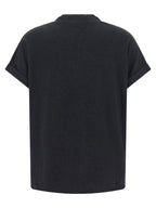 Brunello Cucinelli Gray Cotton T-Shirt