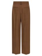 Brunello Cucinelli Brown Virgin Wool Casual Pants