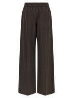 Brunello Cucinelli Brown Virgin Wool Casual Pants