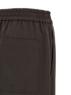 Brunello Cucinelli Brown Virgin Wool Casual Pants