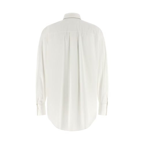 Brunello Cucinelli White Cotton Blouse