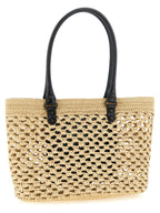 Balenciaga Beige Viscose Shoulder Bag