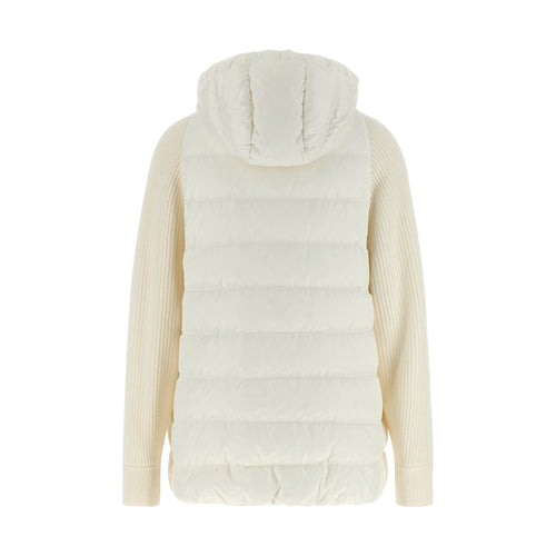 Brunello Cucinelli White Polyester Full-Length Jacket