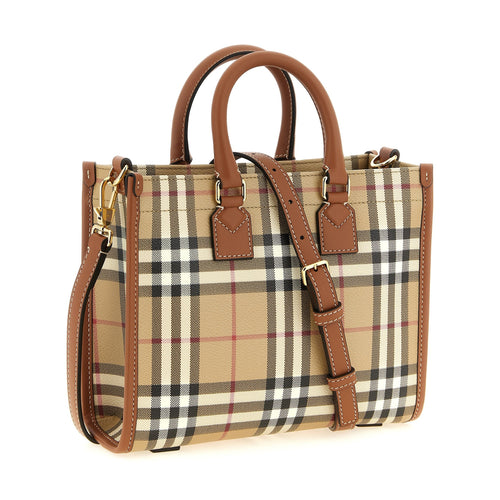 Burberry Beige Polyethylene Tote Bag