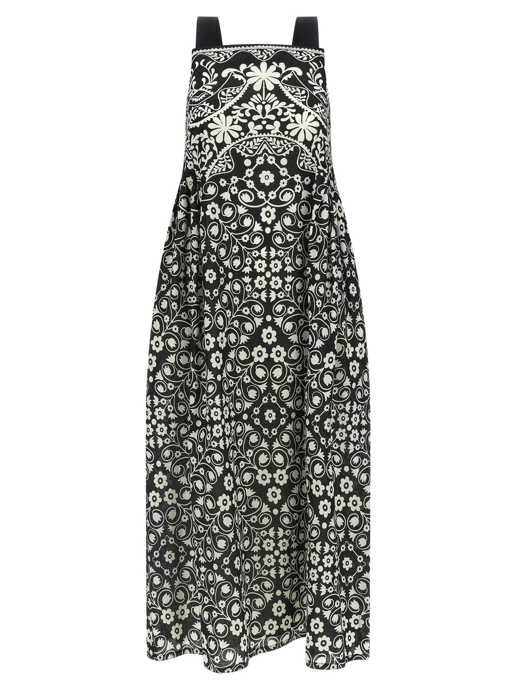 Max Mara Bicolor Cotton Long Dress