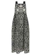 Max Mara Bicolor Cotton Long Dress