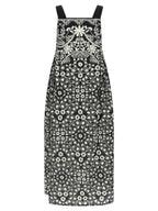 Max Mara Bicolor Cotton Long Dress