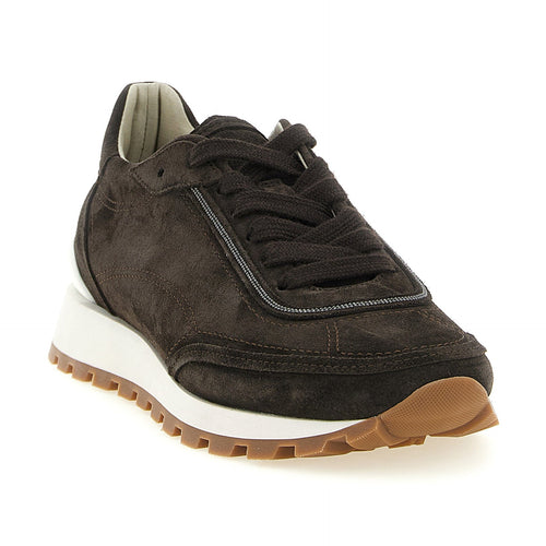 Brunello Cucinelli Brown Calfskin Sneakers