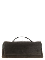 Brunello Cucinelli Brown Calfskin Clutch Bag