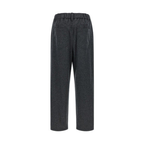 Brunello Cucinelli Gray Wool Pants