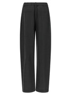 Brunello Cucinelli Gray Virgin Wool Casual Pants