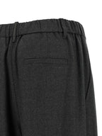 Brunello Cucinelli Gray Virgin Wool Casual Pants