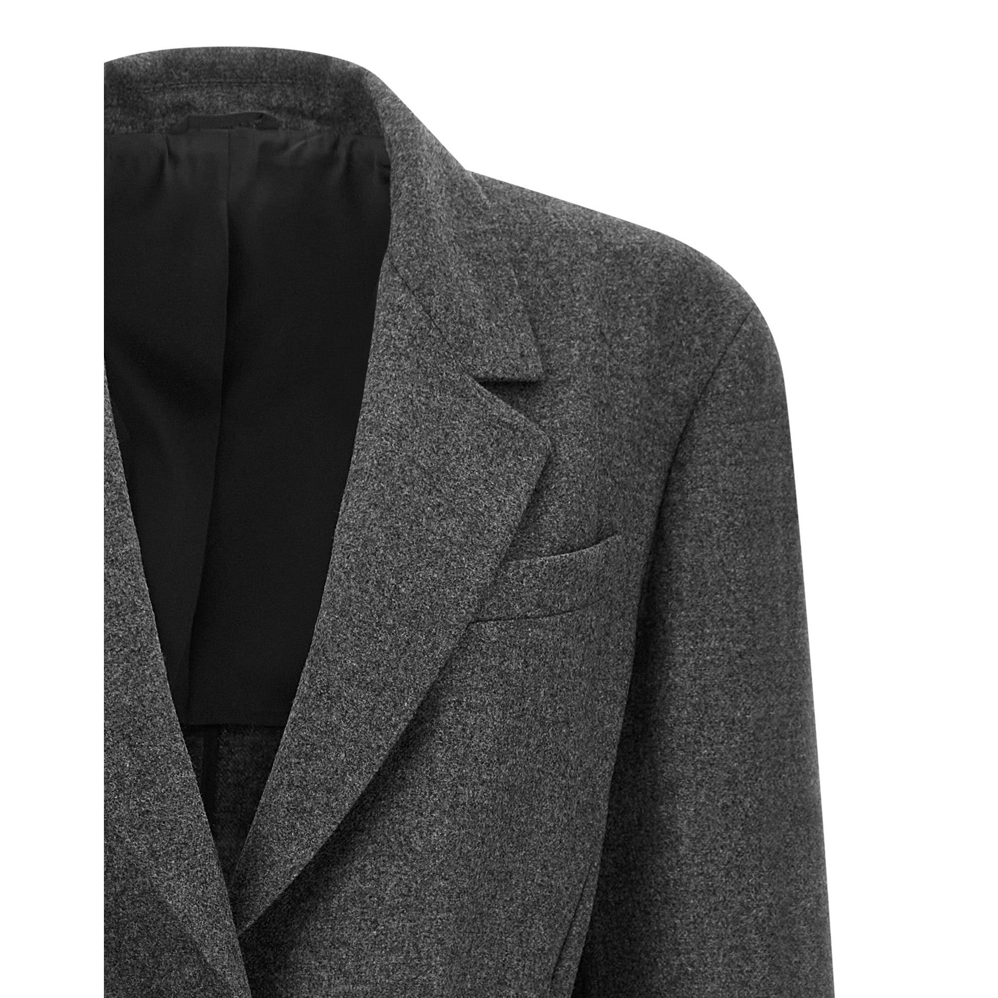 Brunello Cucinelli Gray Virgin Wool Blazer