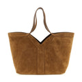 Saint Laurent Brown Calfskin Tote Bag