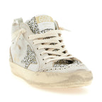 Golden Goose Beige Leather High Top Sneakers