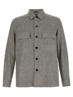 ZEGNA Beige Linen Blouse