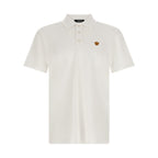 Versace White Cotton Polo Shirt