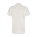 Versace White Cotton Polo Shirt