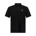 Versace Black Cotton Polo Shirt