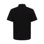 Versace Black Cotton Polo Shirt
