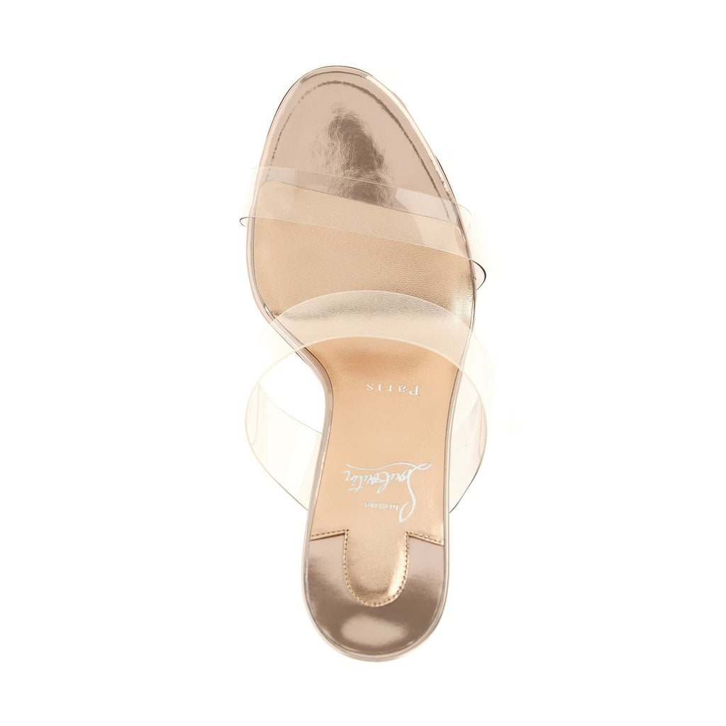 Christian Louboutin Multicolor Calfskin Stiletto Heel Sandals