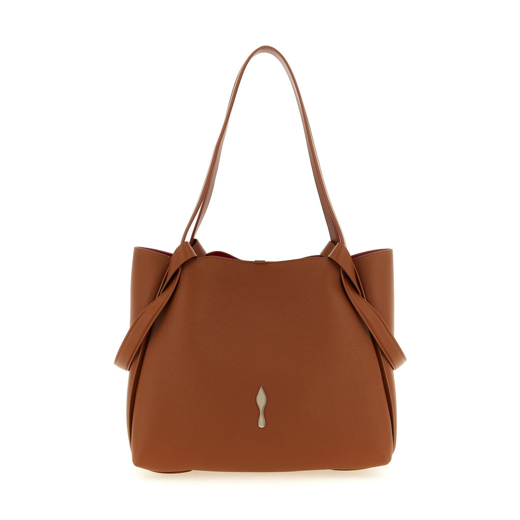 Christian Louboutin Brown Calfskin Tote Bag