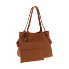 Christian Louboutin Brown Calfskin Tote Bag