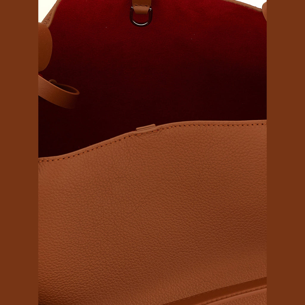 Christian Louboutin Brown Calfskin Tote Bag