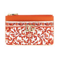 Dolce & Gabbana Orange Calfskin Cardholder
