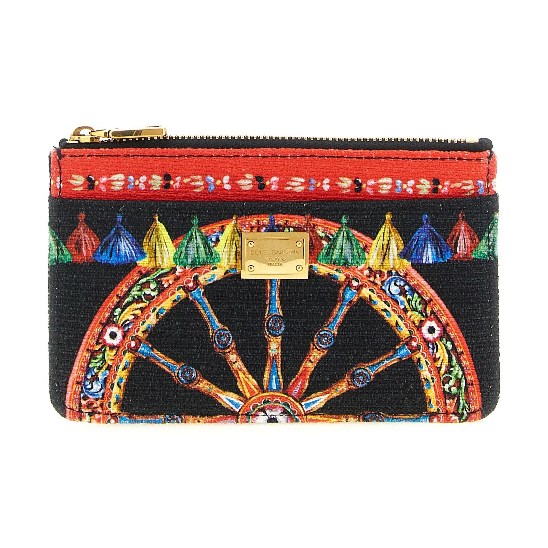Dolce & Gabbana Multicolor Cotton Cardholder