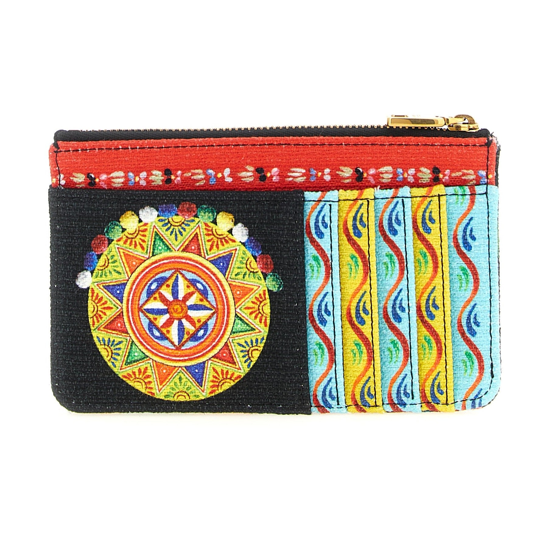 Dolce & Gabbana Multicolor Cotton Cardholder