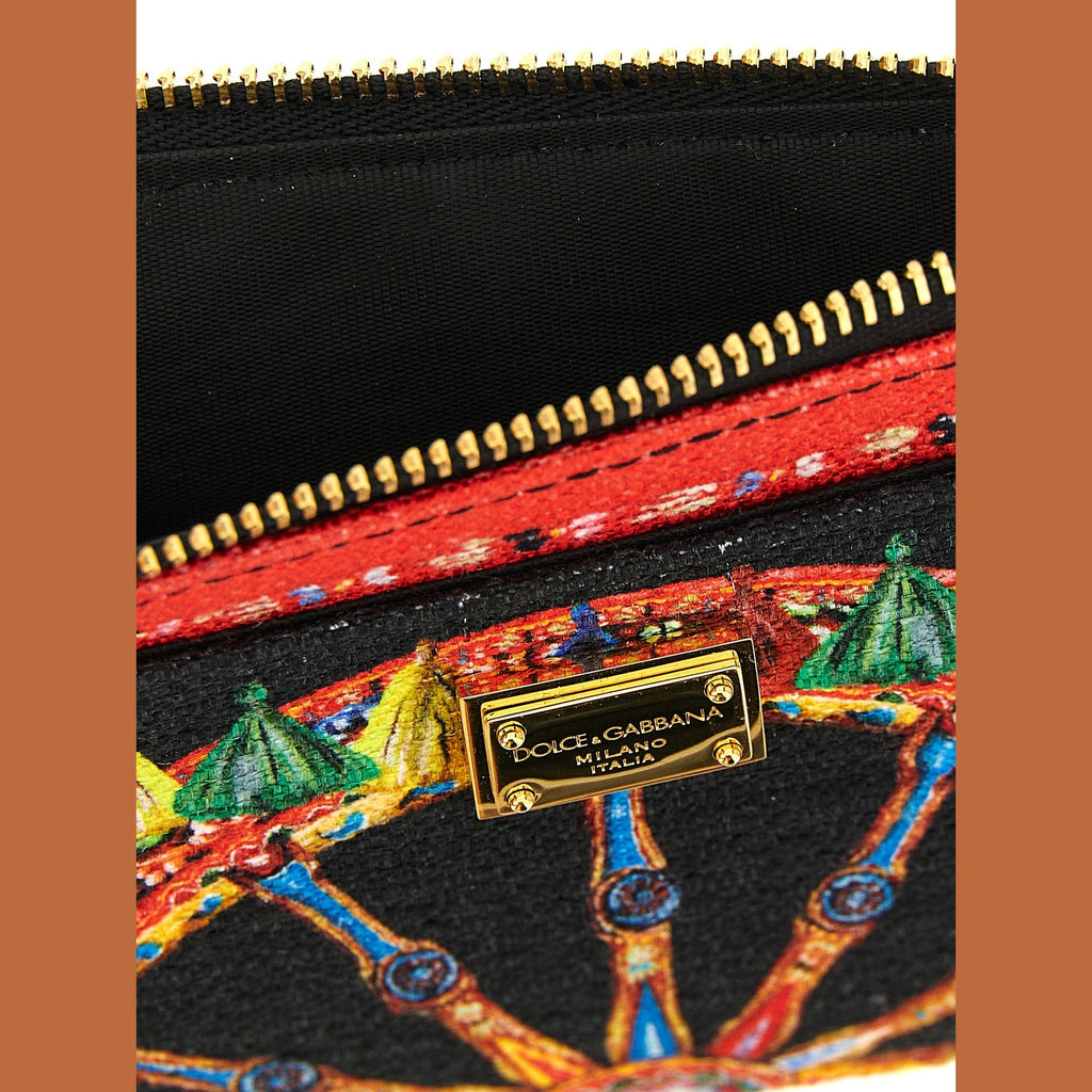 Dolce & Gabbana Multicolor Cotton Cardholder
