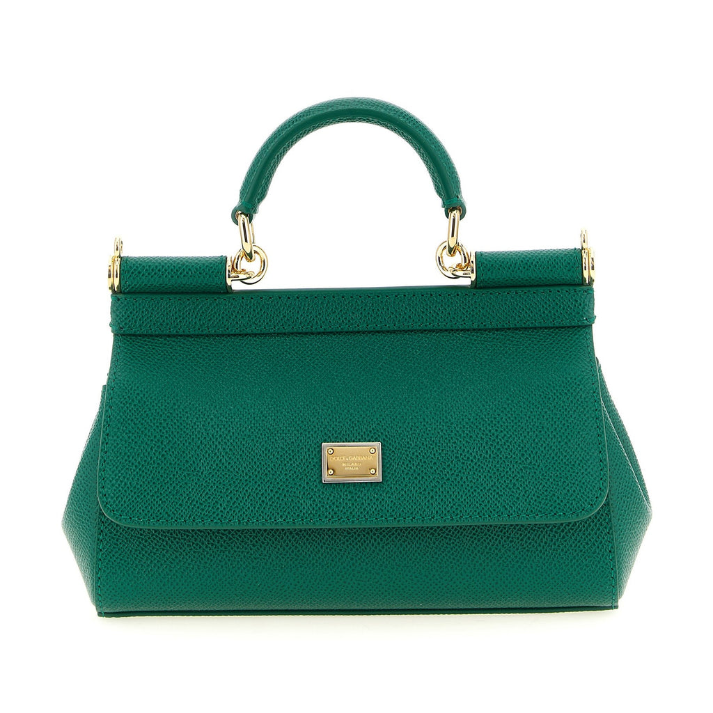 Dolce & Gabbana Bicolor Calfskin Handbag