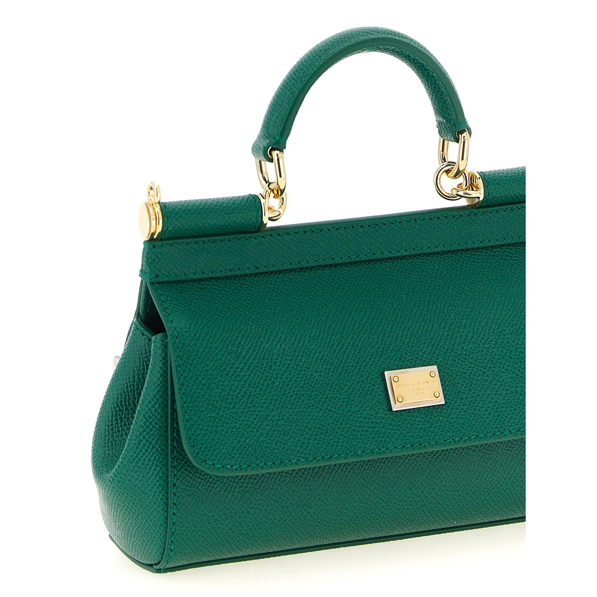Dolce & Gabbana Bicolor Calfskin Handbag