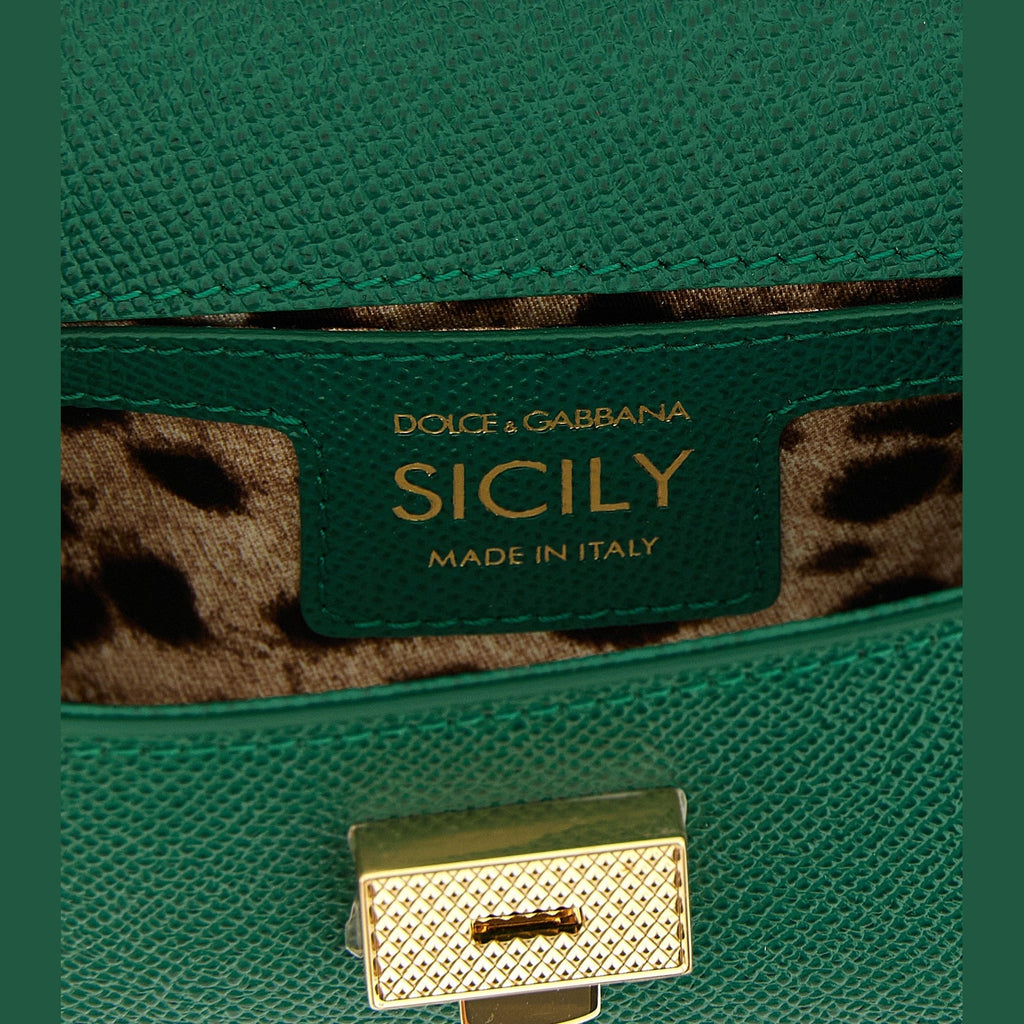 Dolce & Gabbana Bicolor Calfskin Handbag