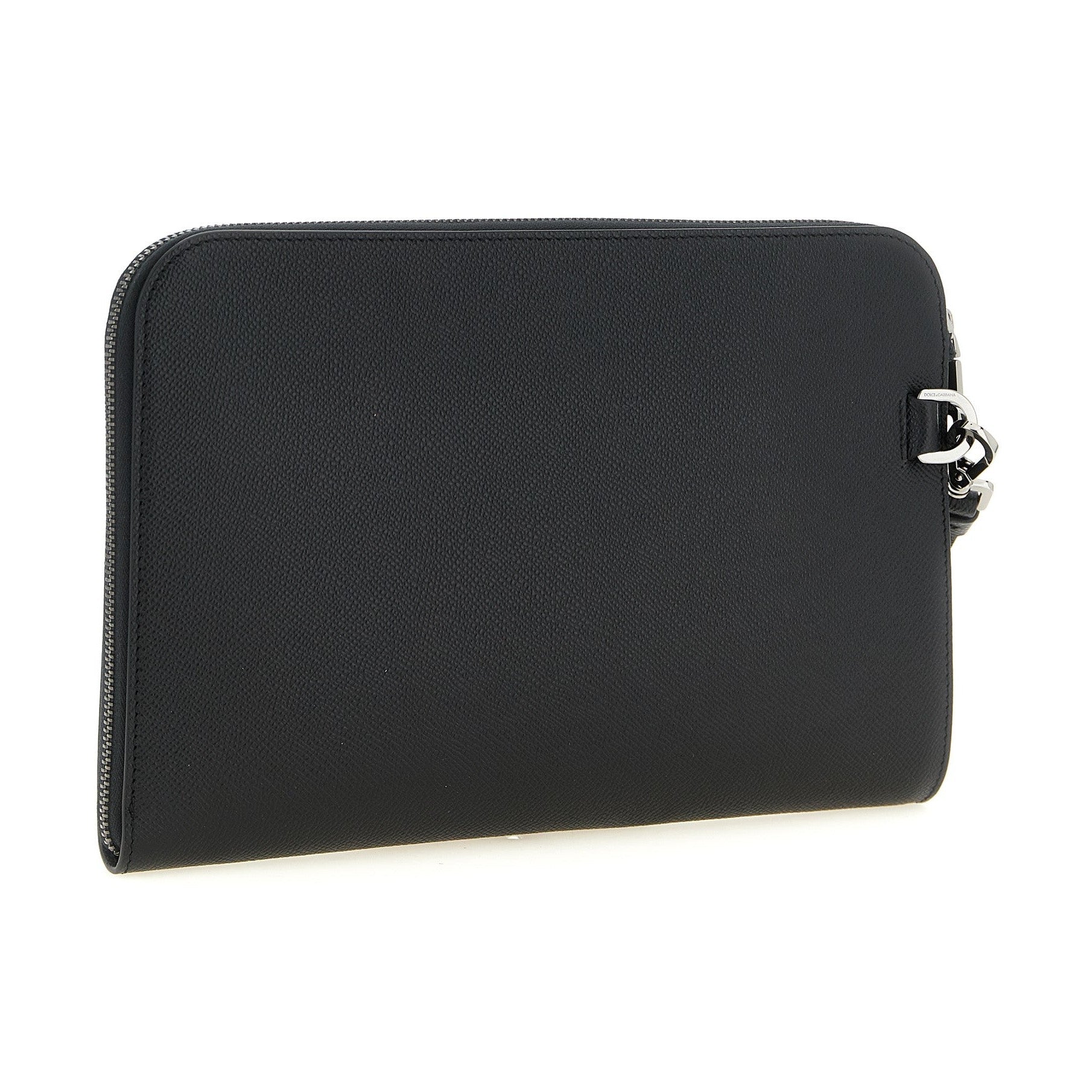 Dolce & Gabbana Black Calfskin Clutch Bag