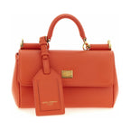 Dolce & Gabbana Orange Calfskin Handbag