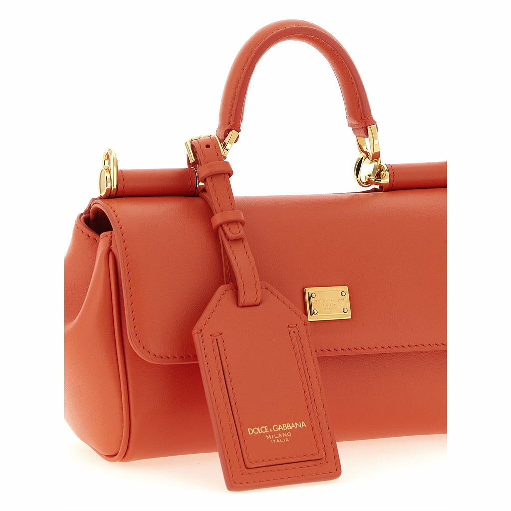 Dolce & Gabbana Orange Calfskin Handbag