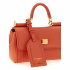 Dolce & Gabbana Orange Calfskin Handbag
