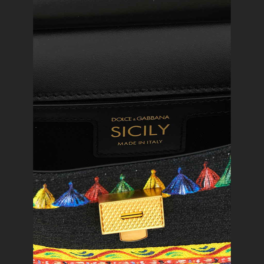 Dolce & Gabbana Multicolor Cotton Handbag