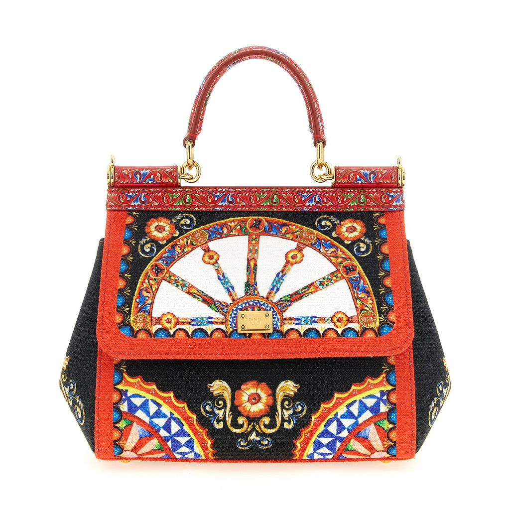 Dolce & Gabbana Multicolor Cotton Handbag