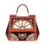 Dolce & Gabbana Multicolor Cotton Handbag