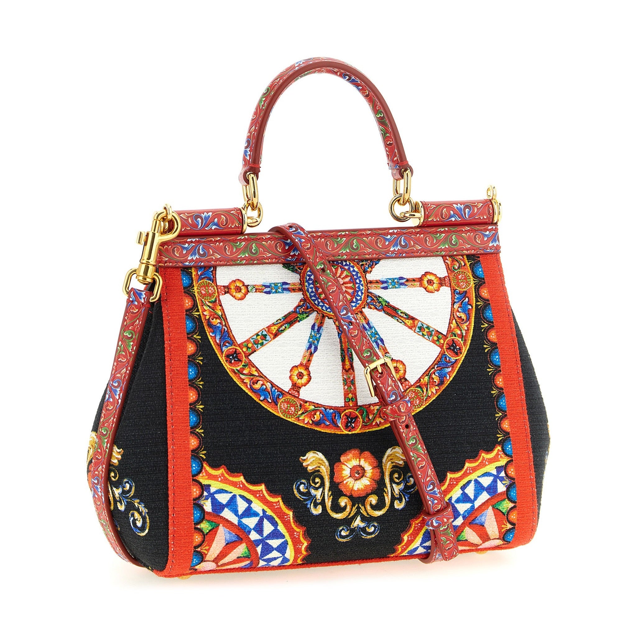 Dolce & Gabbana Multicolor Cotton Handbag