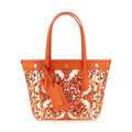 Dolce & Gabbana Orange Cotton Tote Bag